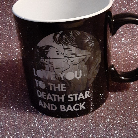STAR WARS LOVE YOU TO THE DEATH STAR AND BACK MUG - Picture 2 of 6